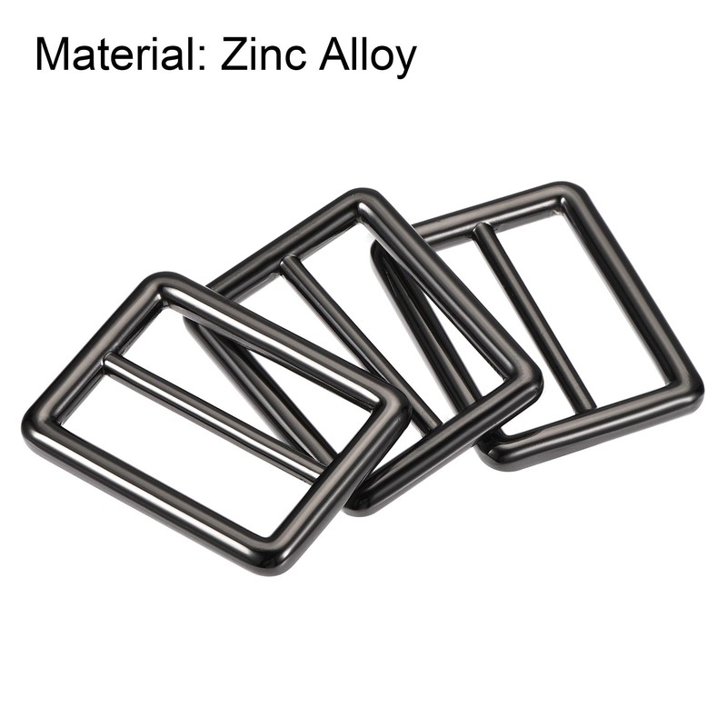 sourcing map Set of 4 Adjustable Buckle Fastener 32 mm