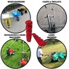 Wheelbarrow Handle Hand Grips Soft Rubber Ergonomic Comfort Anti Slip