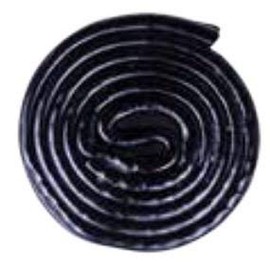 SweetGlob Licorice Wheels Naturally Flavored Candy (Black Licorice, 2 Pound)