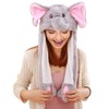 Plush Animal Ear Moving Jumping Hats Movable Dancing Ear Flap
