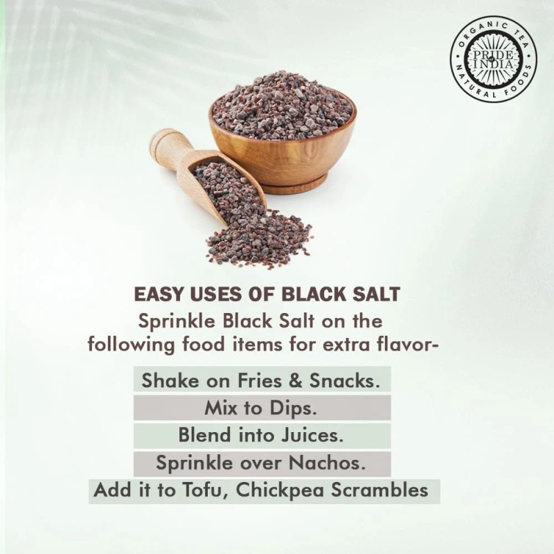 Pride Of India - Himalayan Black Rock Salt - Coarse