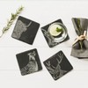 The Just Slate Company, Handcrafted Slate Square Coasters, Laser Etched