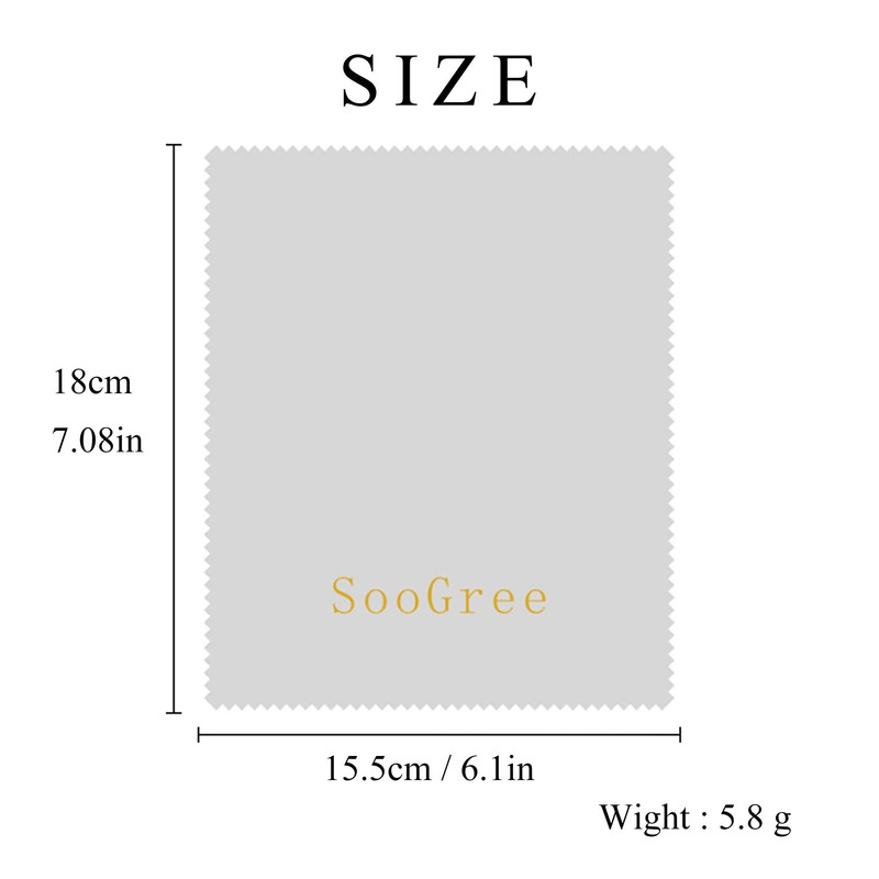 SooGree Glasses Cleaning Cloth Lens Microfiber Eyeglasses Wipes Cloth Lens