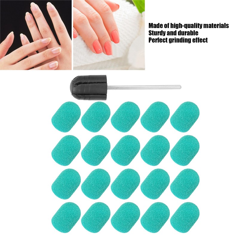 Nail Art Sanding Cap Nail Drill Bits Polishing Grinding Sanding