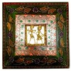 Purpledip Brass Wall Hanging 'Always Together': Dokra Craft Tribal Art