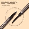 Music Flower eyebrow pencil,Dual-Ended Microfilling Eyebrow Pen, Liquid Eyebrow Pen