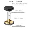 QISANKEE Headboard Stoppers for Wall, Adjustable Threaded Bed Frame Anti-Shake