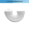 LESSO PVC Pipe, Adjustable P Trap 1 1/2 Inch, PVC