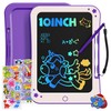 TEKFUN Kids Toys for 3 4 5 6 Years Old Boys Girls Gifts, 10 Inch LCD Writing Tablet Kids Drawing Board, Educational Travel Toys Boy Girl Birthday Christmas Gifts Age 3-8 (Purple)