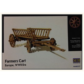Masterbox 1:35 Scale Europe WWII Farmers Cart Construction Kit (Grey)