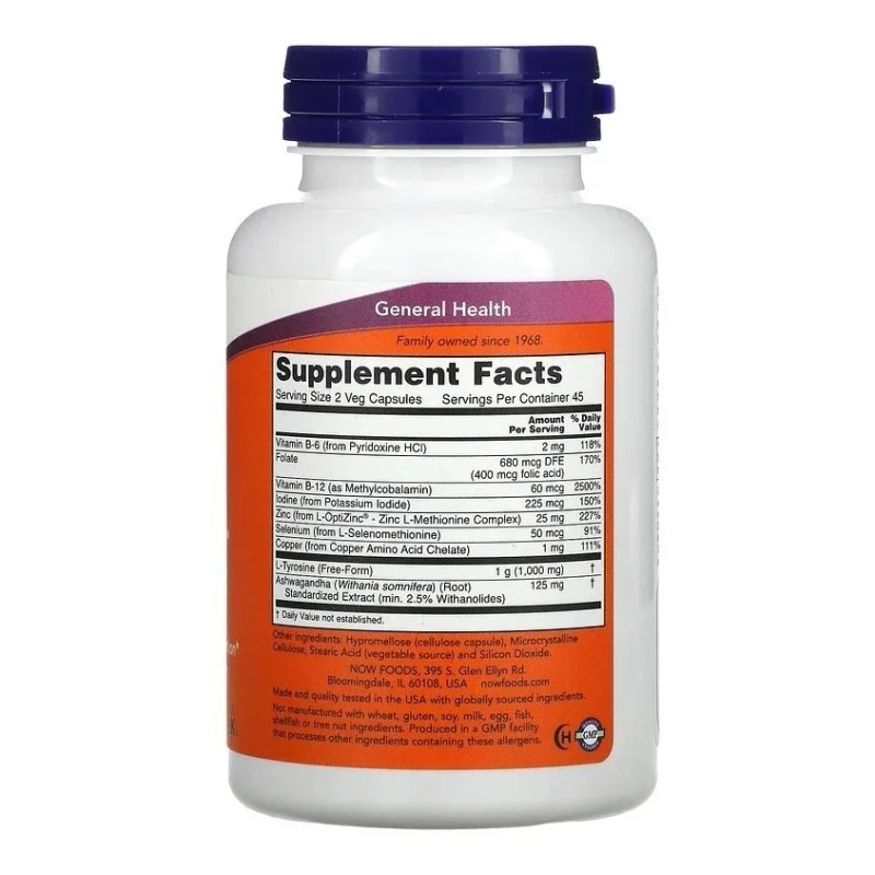 Suplemento en cpsula NOW Vitaminas