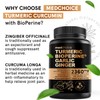 MEDCHOICE 4-in-1 Turmeric and Garlic Supplements with Bioperine 2360 mg