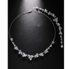Simple Crystal Leaf Back Chain Body Jewelry for Women Festival