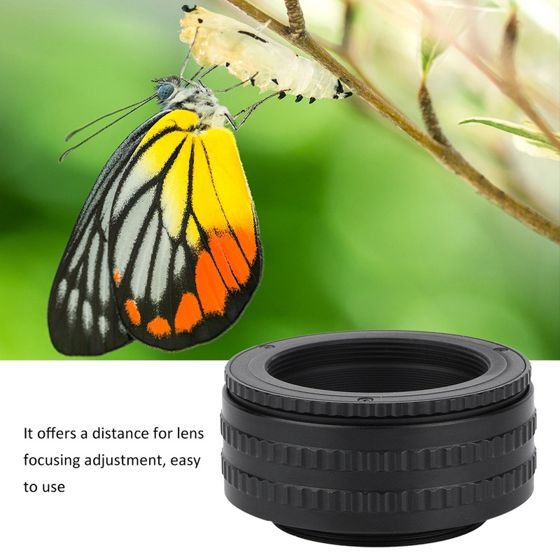M42 to M42 Adjustable Focusing Helicoid Lens Adapter Macro Tube