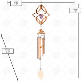 Red Carpet Studios Ltd. Cosmix - Campanas de Viento (Cobre), Púrpura