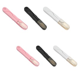 TNBSGH 6 Pcs Sewing Snippers Small Snips U Shape Thread Snips with Plastic Safety Cover for Craft DIY Tailor Embroidery Needlework