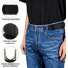 Cinturón sin hebilla unisex – Pack 2 piezas Marrón de