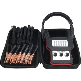 ZKTOOL 6 Channel Car Chassis System Ears Electronic Stethoscope Diagnostic Kit with Headphones, Electronic Ears Automotive, Engine Noise Finder Sound Detector Tester Tool Set