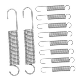 Kisangel 10pcs Dual Hook Spring Replacement for Pruning Shears Stainless Steel Garden Pruner Springs Effortless Maintenance for High Branch Pruning Tools