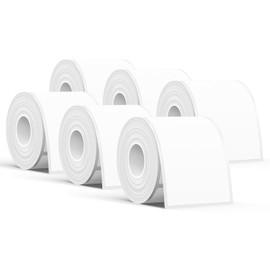 SUPVAN KATASYMBOL T50M Pro Label Tape Paper, Waterproof Labels for Home, School, Office, 50 mm x 80 mm, 95 Labels/Roll (White) 6 Pack
