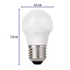 Volteck LED-40GF, Lámpara de LED, G45, 6 W, luz de