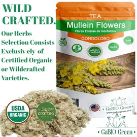 Mullein Flowers Dried | Herbal| GORDOLOBO, Resealable Bag, Verbascum Thapsus (1 Pound/16oz)