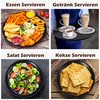 Herogo Pizza Tray, Diameter 26 cm, Round Stainless Steel Pizza
