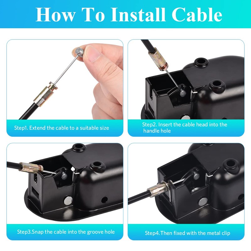 Sopito Universal All-Metal Recliner Handle Replacement, Recliner Cable Pull Replacement
