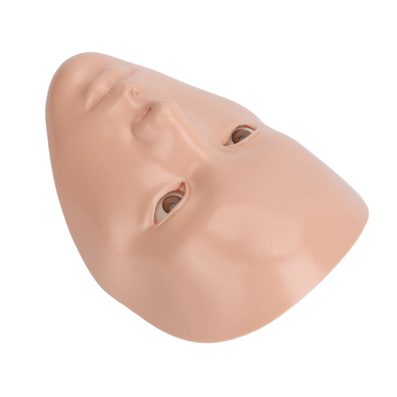 5D Cosmetic Practice Face Set Silicone Reusable Makeup Mannequin Face