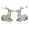 B2S BACK2SEASON Reindeer Pair Nilan Silver Lying Down Small Elegant