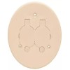 Walker 895P-BRZ Bronze Plastic Duplex Floor Box Cover Plate w/two