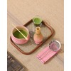 ZENS Matcha Set Pink, Japanese Matcha Tea Ceremony Kit, 6pcs