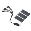 1200mah Lithium Battery Black Strong Protection 3.7V High Conversion for