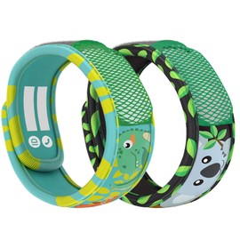 PARA'KITO Bonus Pack - 2 pulseras para niños y 2 recambios de koala y dinosaurio verde