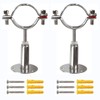 2" Stainless Steel Wall Mount Ceiling Mount Pipe Support，Adjustable Pipe