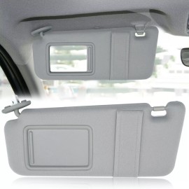 Xukey Gray Left Driver Side Sun Visor W/ Sunroof For Toyota Venza 2009-2016