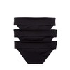 Motherhood Maternity Women's Maternity 3 Pack Panties S-3X, All Black