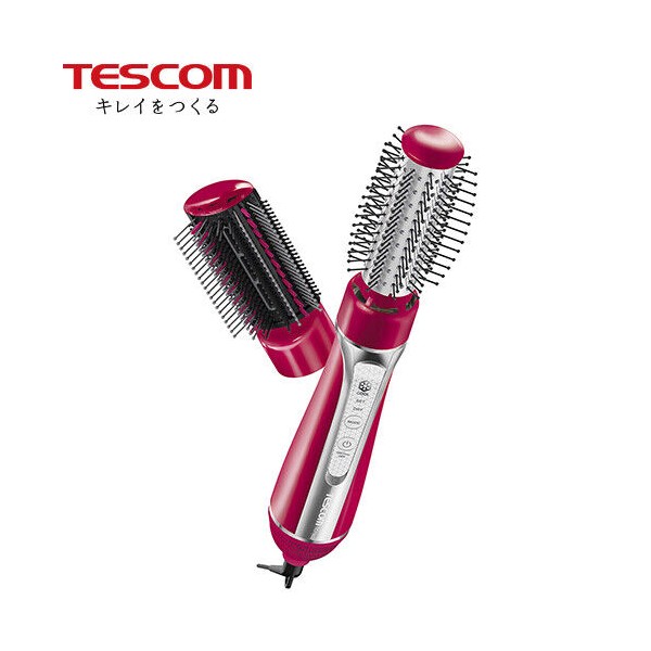 TESCOM Double negative ionic Auto World Voltage styler 2 brush (Made in Japan)