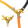 Joywayus 1/2" Hose Barb Brass Ball Valve Y Shaped Type