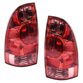 labwork Halogen Tail Light Lamp Assembly Right and Left Side Rear Tail Brake Lamp Replacement for Toyota Tacoma 2005-2015