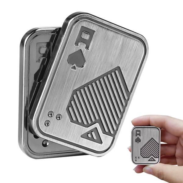 Fidget Toys Adults, EDC Metal Fidget Slider, Magnetic Poker Push