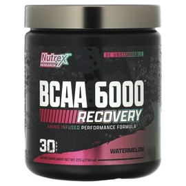 Nutrex Research BCAA 6000 Watermelon 225g, 4 pieces / 뉴트렉스리서치 BCAA 6000 수박 225g, 4개