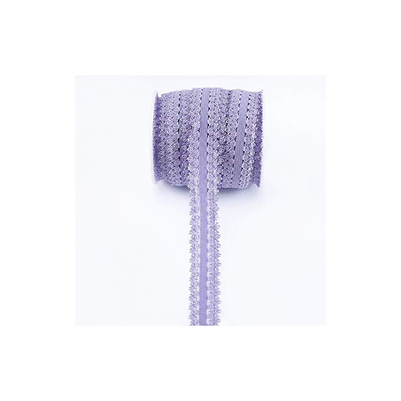 One Roll 16 Yards 3/4'' Picot Edge Stretch Lace, Frilly