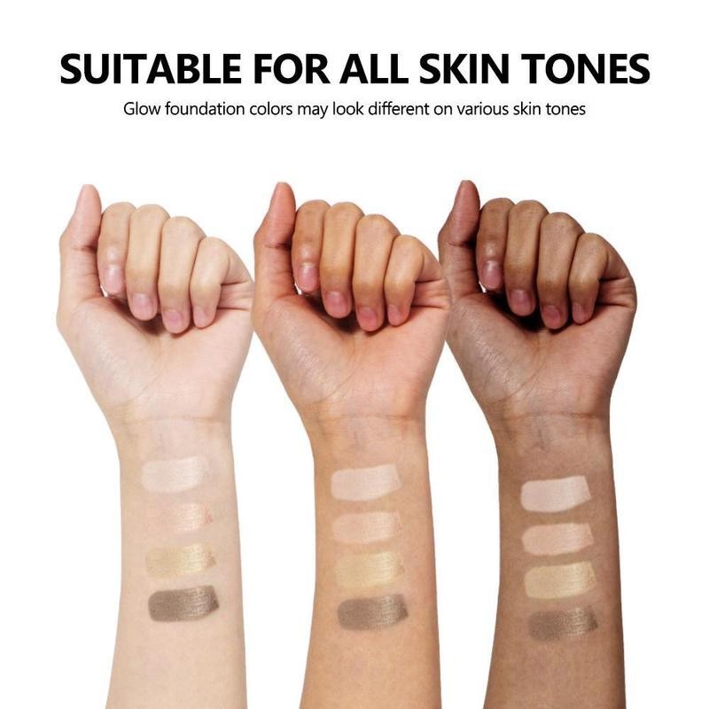 lakerain Long-lasting Full Match Foundation, 1 Count Natural Glow Base