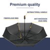A.Brolly Edinburgh Large Windproof Travel Umbrella - Black, 54 Inch
