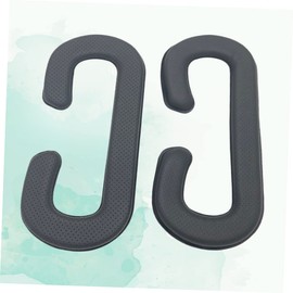 WOONEKY 3pcs Cover for Sponge Eye Mask Replacement Face Cushion Comfortable Pu Leather Easy-to-clean Breathable