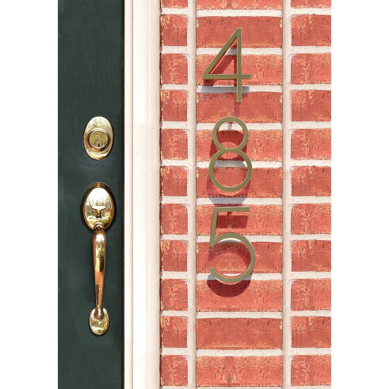 Distinctions by Hillman 844692 5-Inch Floating Mount House Bronze, Number