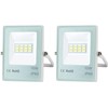 ele ELEOPTION 2pcs/Set 10W floodlight Positive White Light IP65 Waterproof