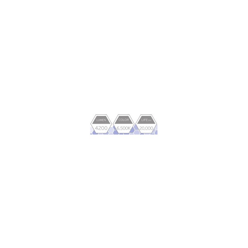 LUXRITE LR20765 (4-Pack) 54-Watt 4 FT T5 High Output Fluorescent