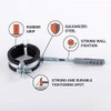 (Pack of 2) Anti Vibration Single Tube Metal Rubber Lined
